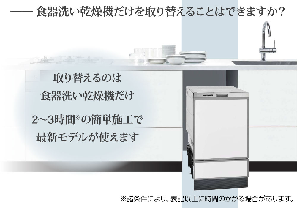 お買得 キッチン取付け隊ショップ食器洗い乾燥機 リンナイ製 Panasonic QSRKW405AM 浅型 間口45cm ロング扉材仕様 