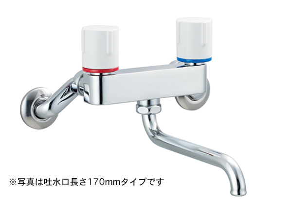 キッチン水栓　INAX製（LIXIL）　SF-WL435SY　ノルマーレS(エコハンドル)　排水口長さ220mm　一般地用 - 1