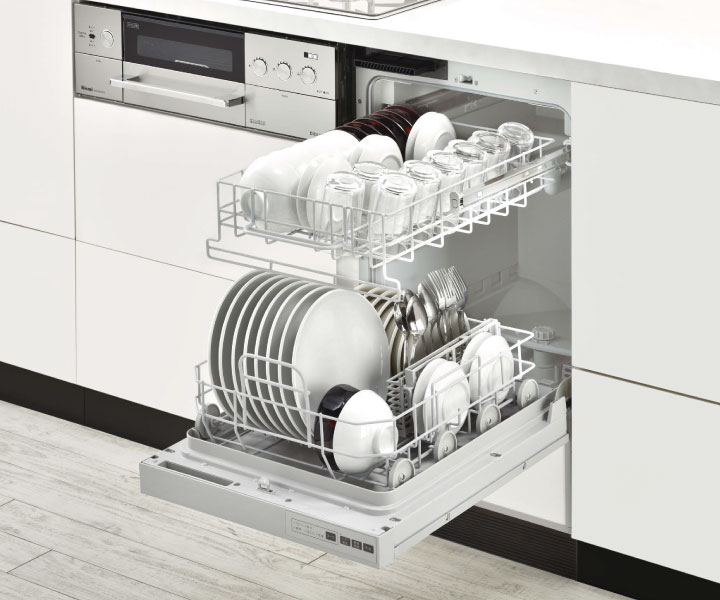 格安激安 キッチン取付け隊ショップ食器洗い乾燥機 リンナイ製 LIXIL RKW-C402CSV-JG 浅型タイプ